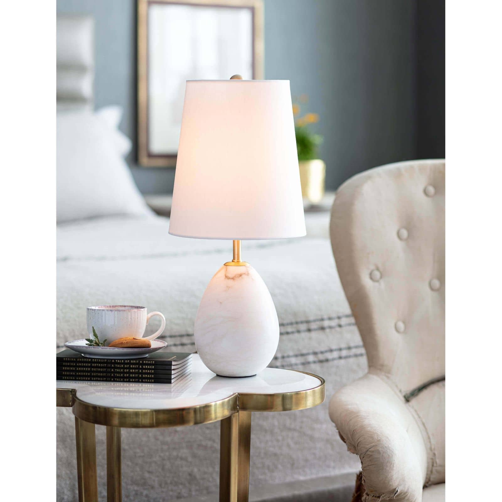 Jared Alabaster Mini Lamp | Regina Andrew Detroit